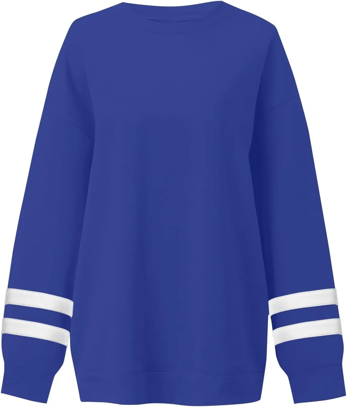 GOFULY Crewneck Sweatshirt For Women Trendy Plus Size Shirts Long Sleeve Oversized Sweatshirts Fall Winter Solid Pullover