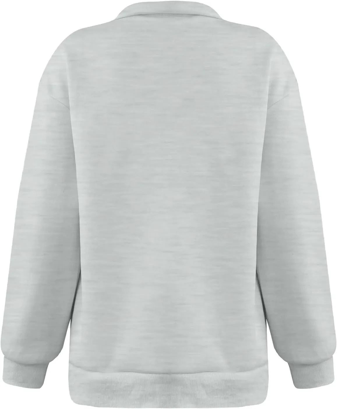 GOFULY Quarter Zip Pullover Women Fleece Fall Long Sleeve Lapel Collar Oversized Sweatshirt Drop Shoulder Shirt Winter Clothe