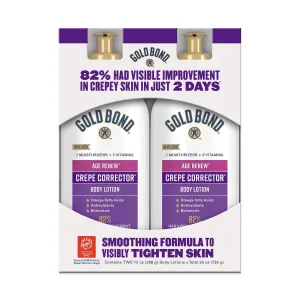 Gold Bond Age Renew Crepe Corrector Body Lotion, 13 oz., 2 pk.