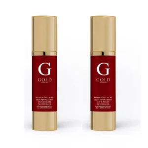 Gold Serums Hyaluronic Acid Skin Revolution Day & Night Moisturiser 50ml Twin Value Savings Pack