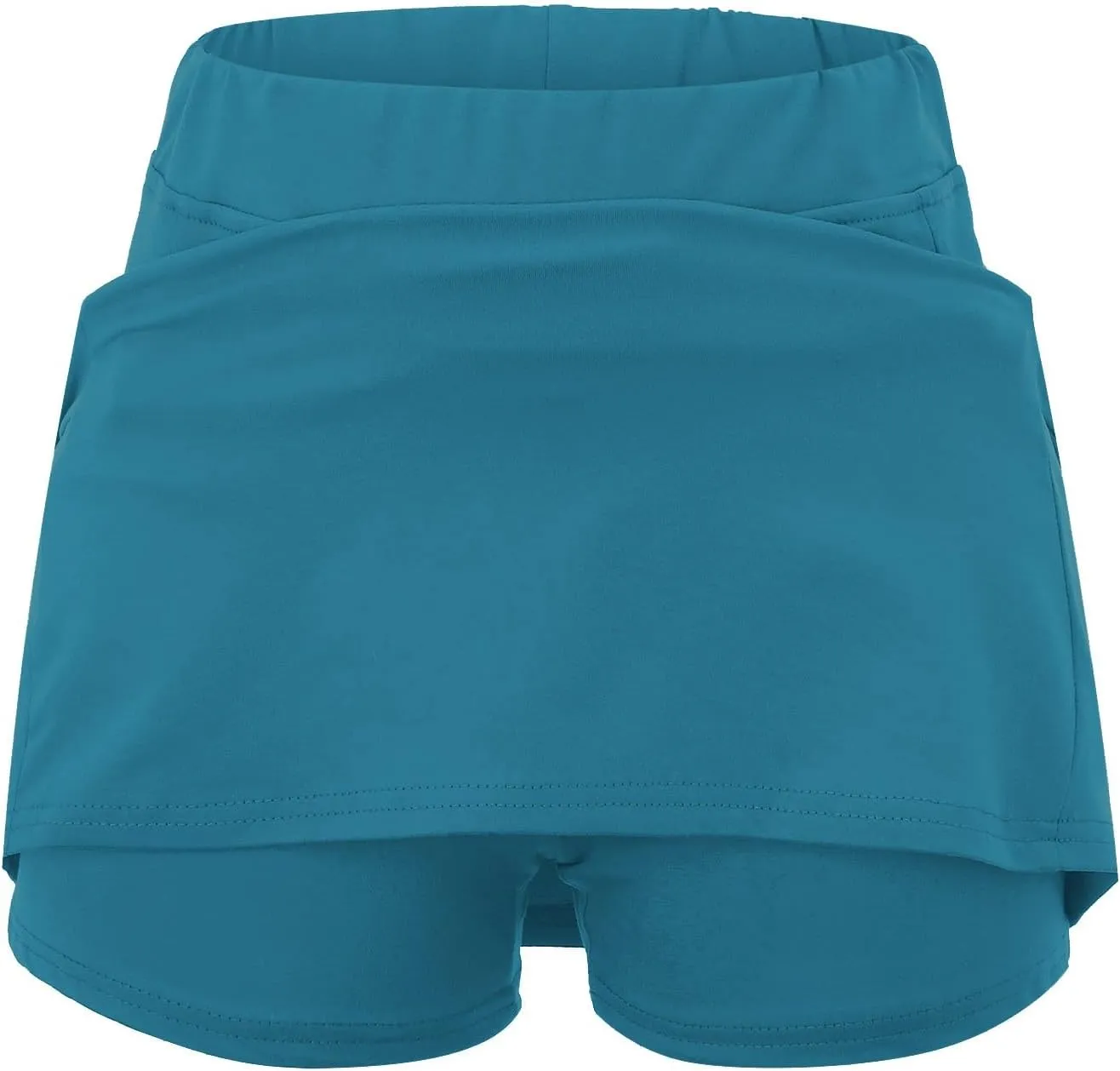 Golf Skirts for Women with Shorts Long Womens Running Shorts 5 inch Inseam no Liner Black Skirt for Women Cotton