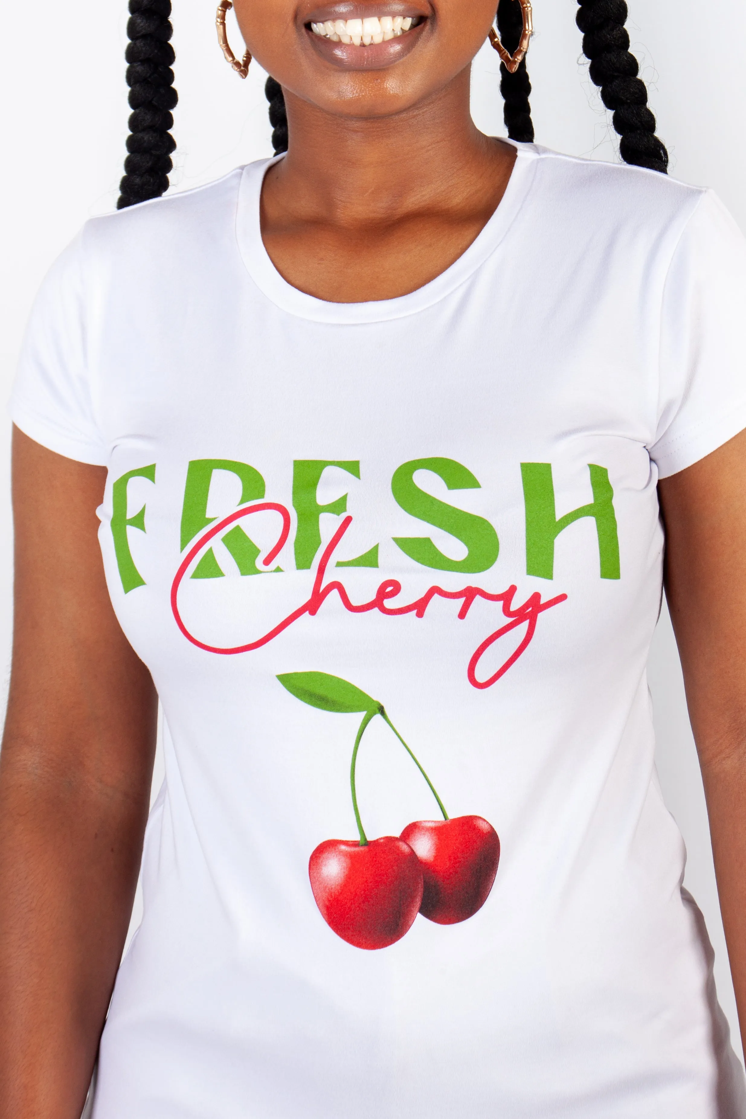 Graphic "Fresh Cherry" T-Shirt