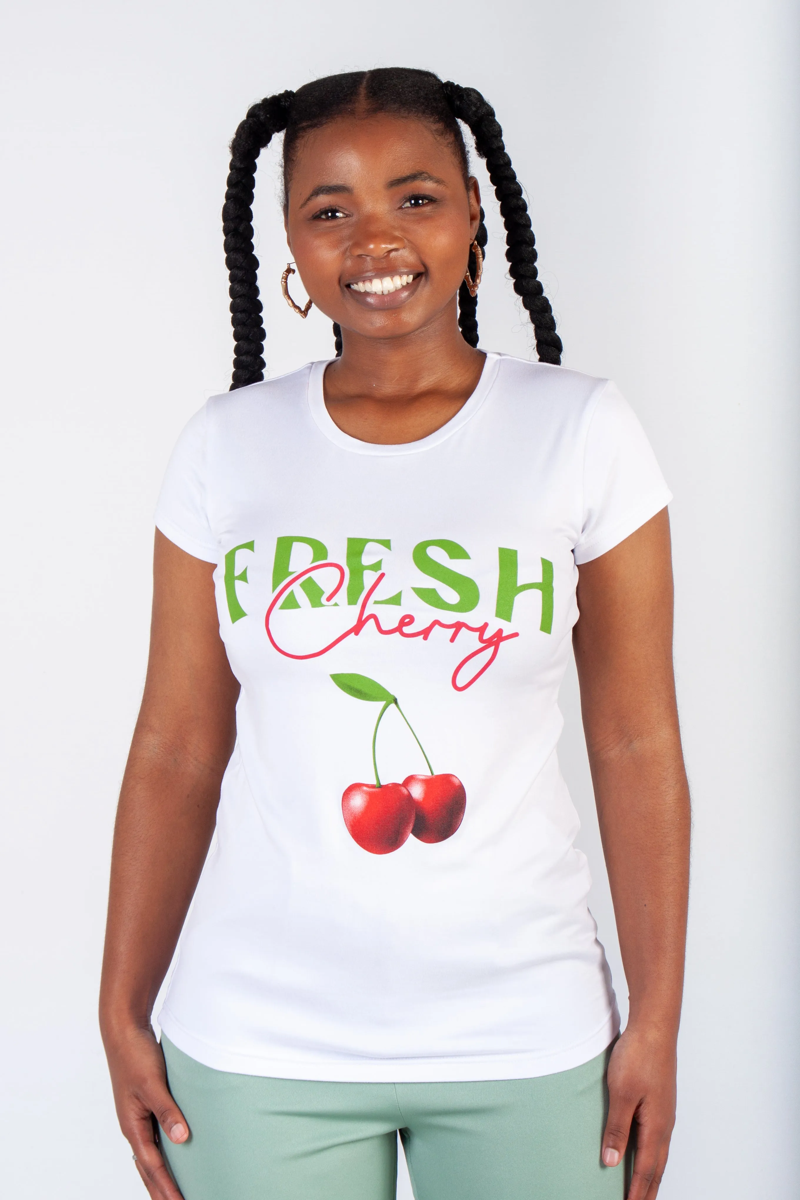 Graphic "Fresh Cherry" T-Shirt