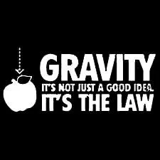 Gravity It's Not Just A Good Idea It's The Law