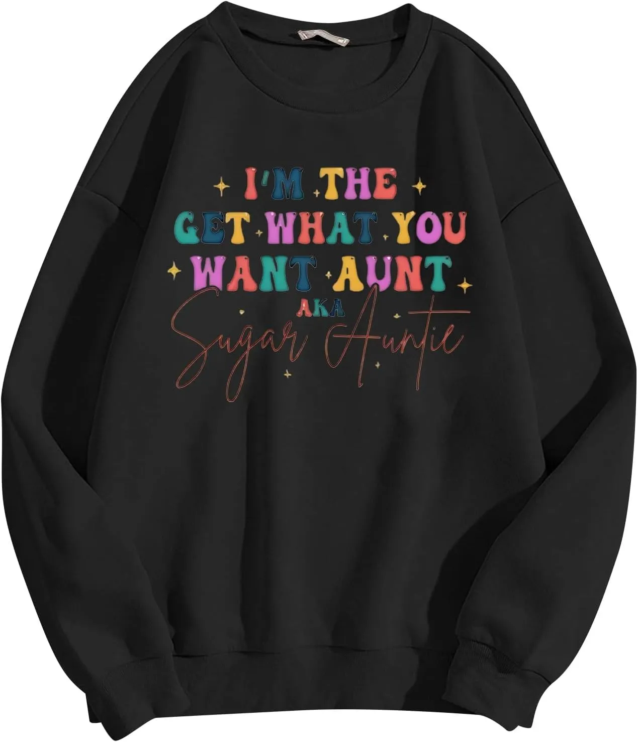 He's Hunting Sweatshirt, Women Letter Print Crewneck Sweatshirts 2024 Trendy Oversized Casual Long Sleeve Pullover