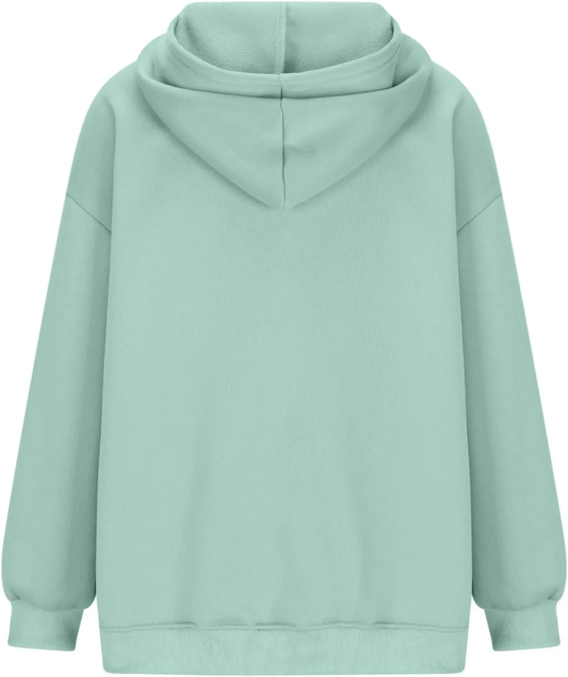 HGps8w Women's Oversized Hoodie Sweatshirts, Basic Solid Long Sleeve Pullover Outerwear Shirts Casual Loose Hooded Top