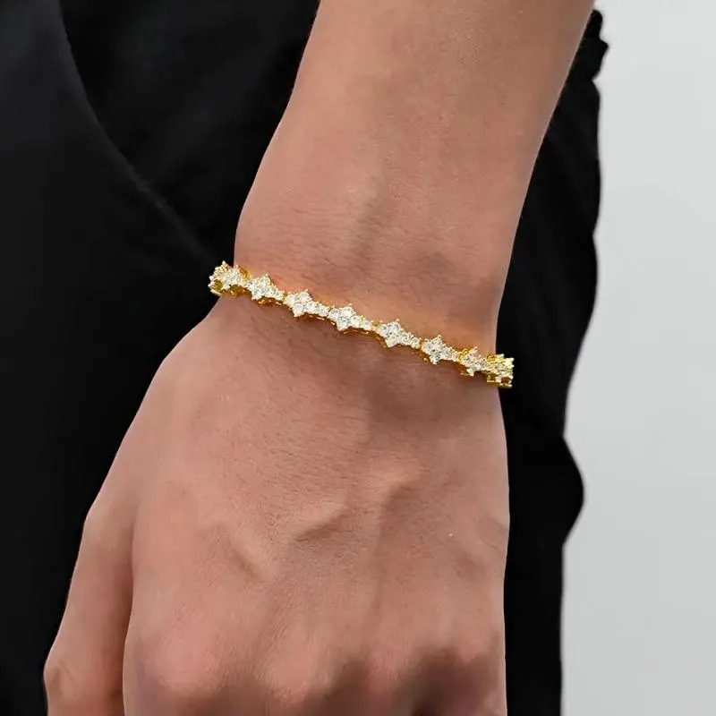Honeycomb Bracelet - 6mm Gold