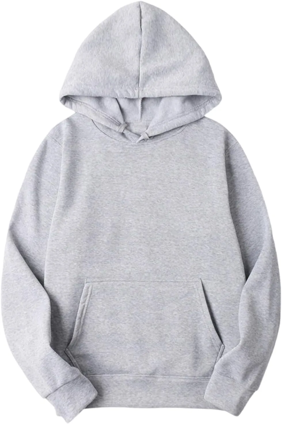 Hoodie for Women Long Sleeve Fleece Oversized Pullover Tops Long Sleeve Drop Shoulder Pocket Blouses Preppy Clothes