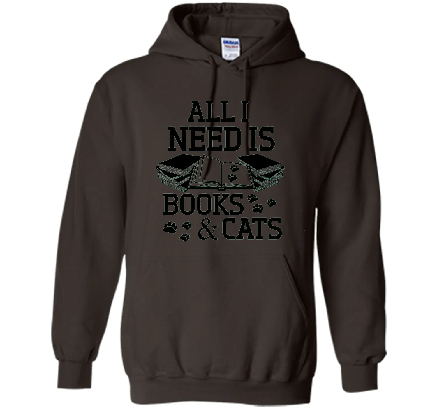 I Need Is Books And Cat T-Shirt, Funny Cat Day Gift For Nerd