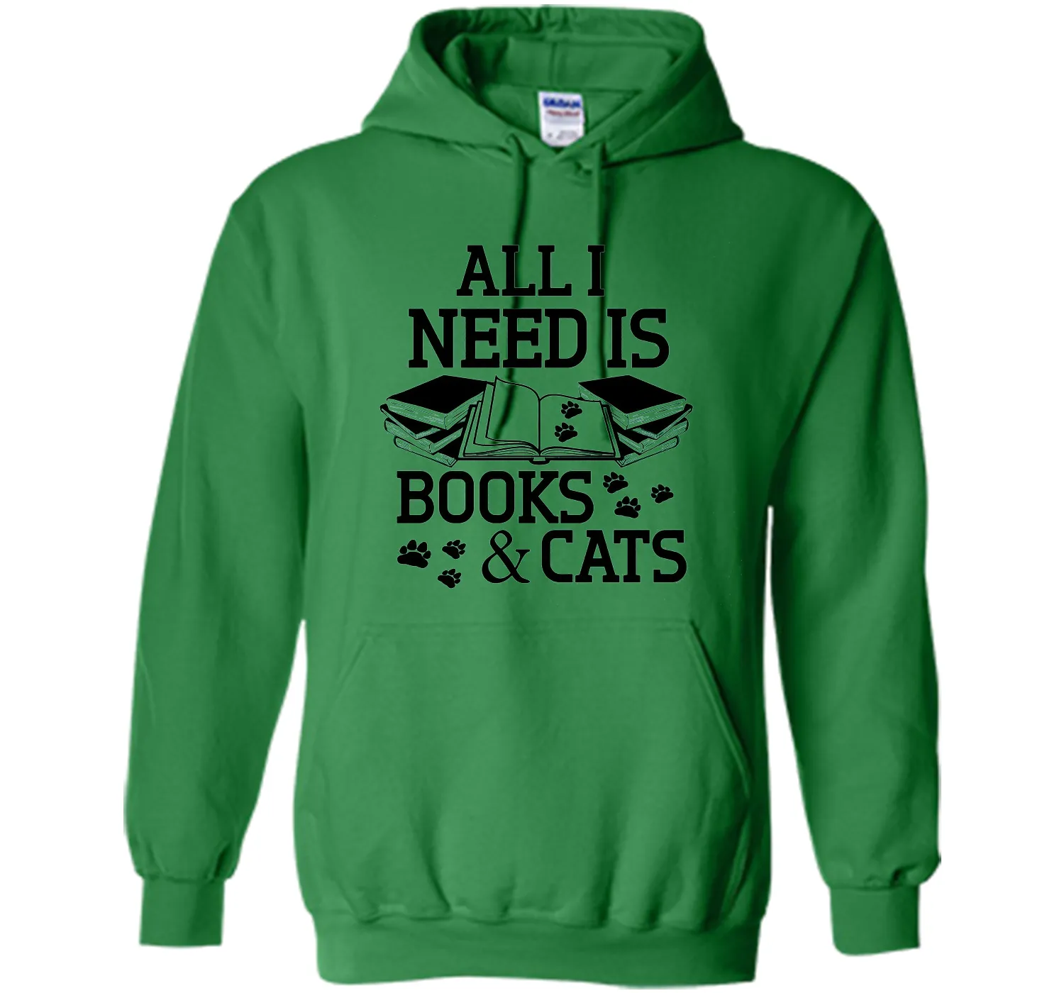 I Need Is Books And Cat T-Shirt, Funny Cat Day Gift For Nerd