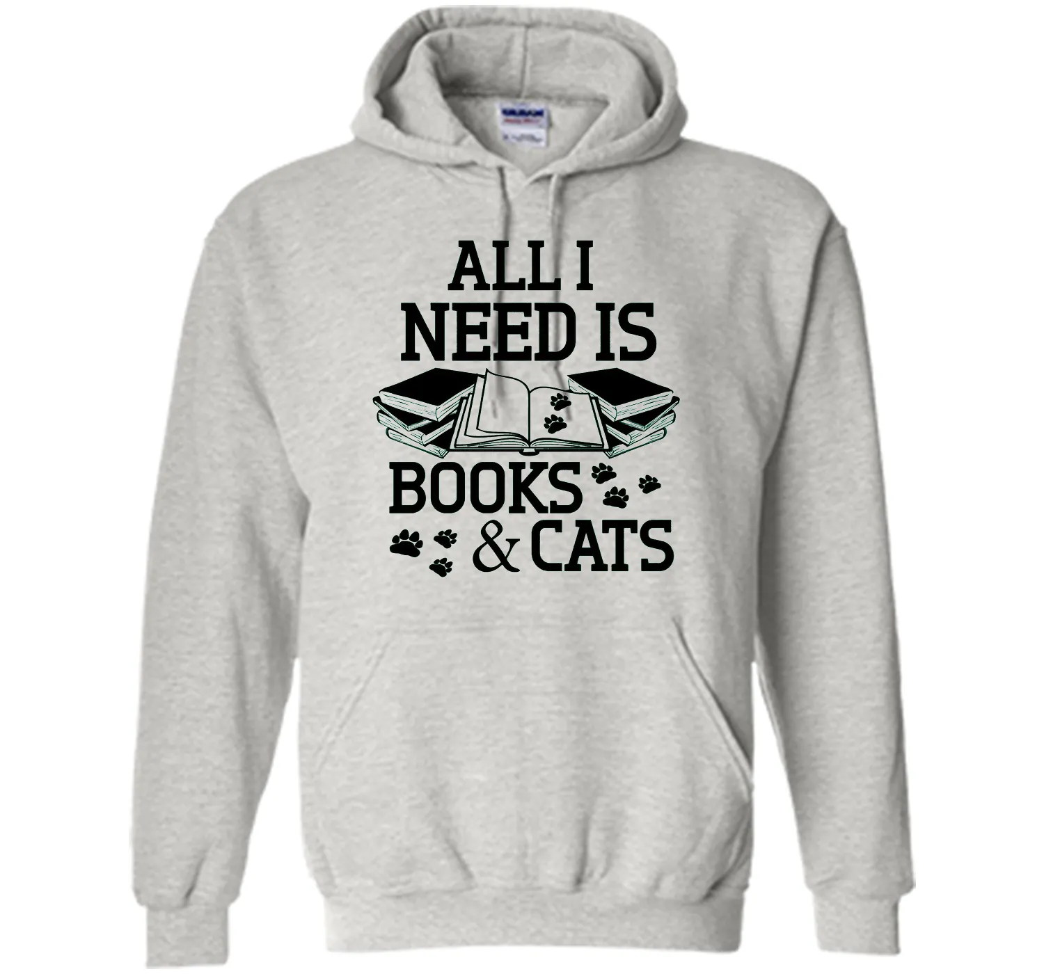 I Need Is Books And Cat T-Shirt, Funny Cat Day Gift For Nerd