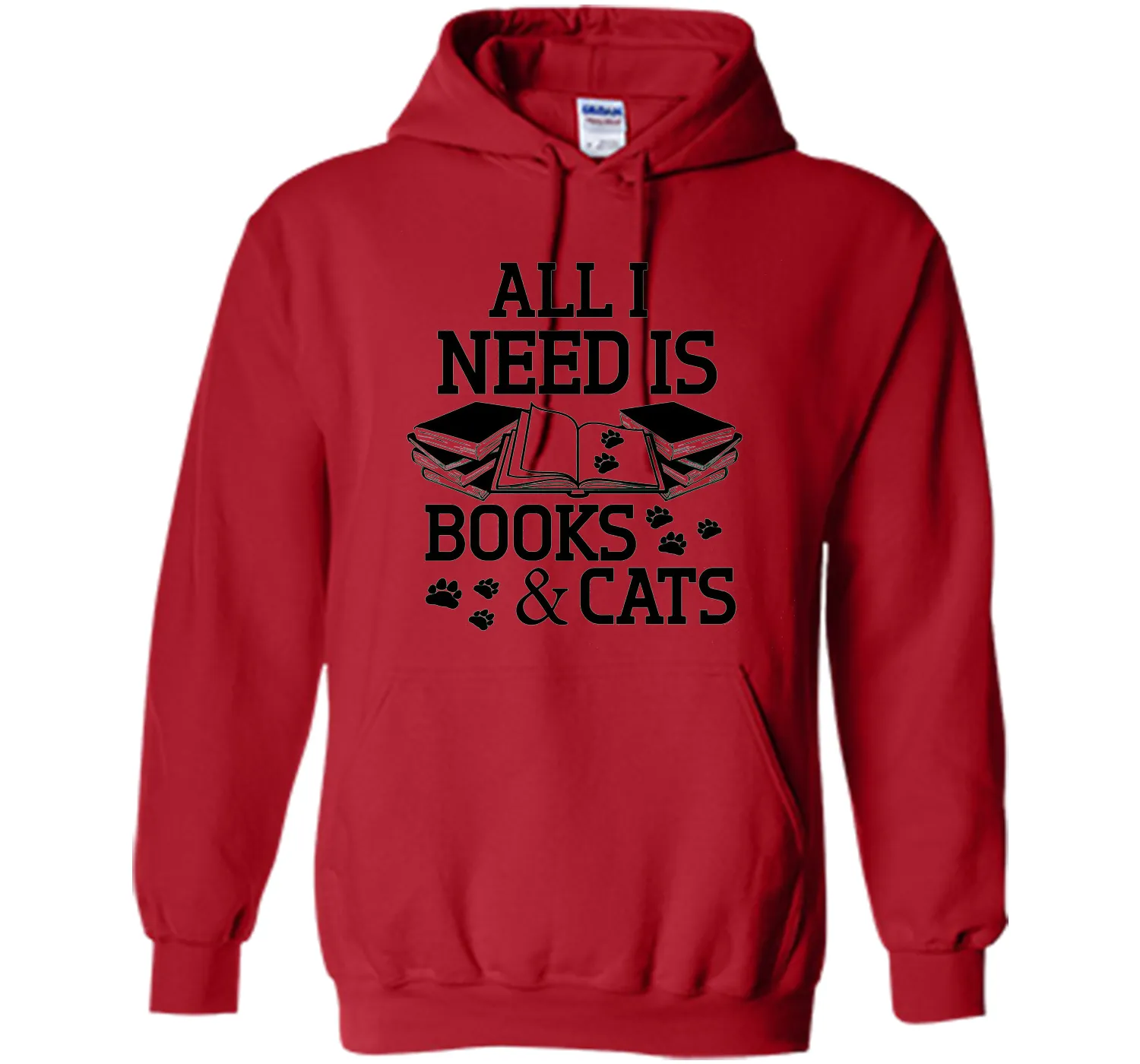 I Need Is Books And Cat T-Shirt, Funny Cat Day Gift For Nerd