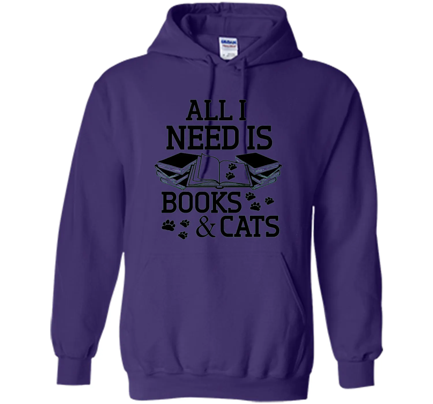 I Need Is Books And Cat T-Shirt, Funny Cat Day Gift For Nerd