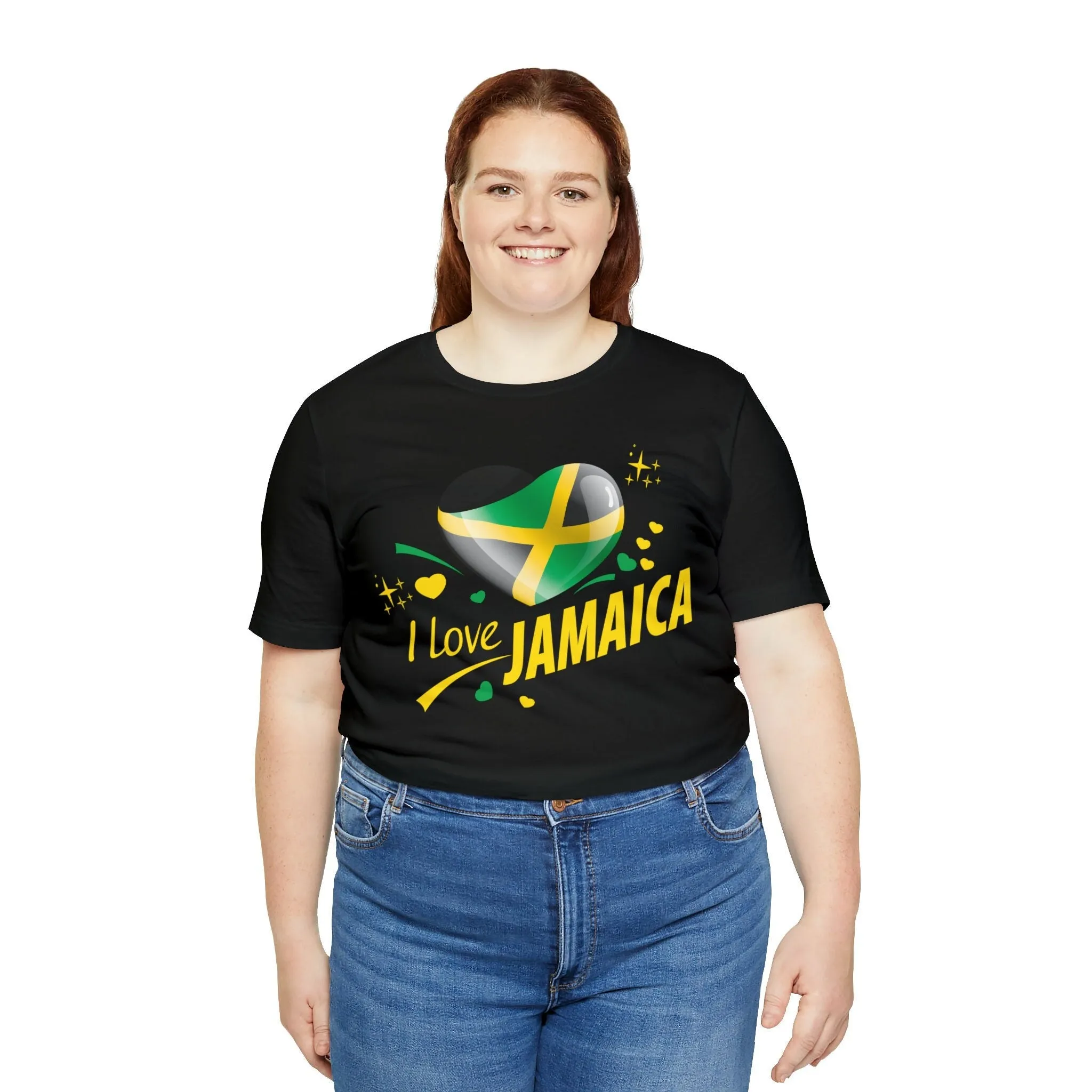 Jamaica T-shirt | M23 Fashion Designs Cute Dress | Funny Apparel | I Love Jamaica Etsy tee Graphic T-shirt