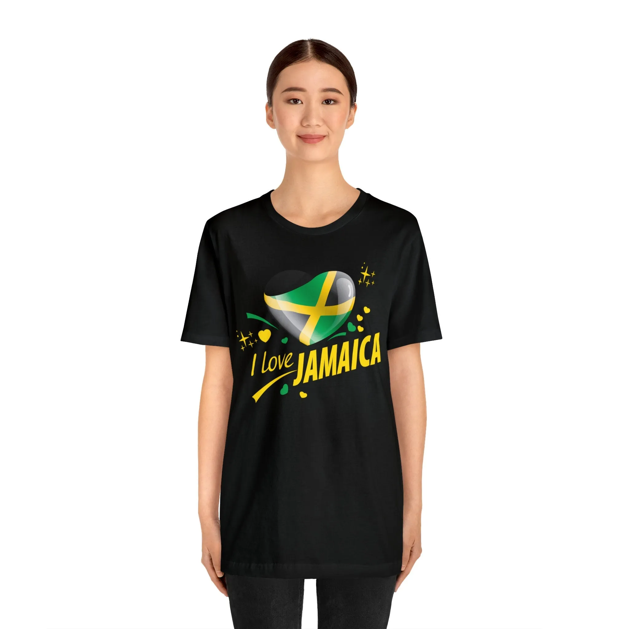 Jamaica T-shirt | M23 Fashion Designs Cute Dress | Funny Apparel | I Love Jamaica Etsy tee Graphic T-shirt