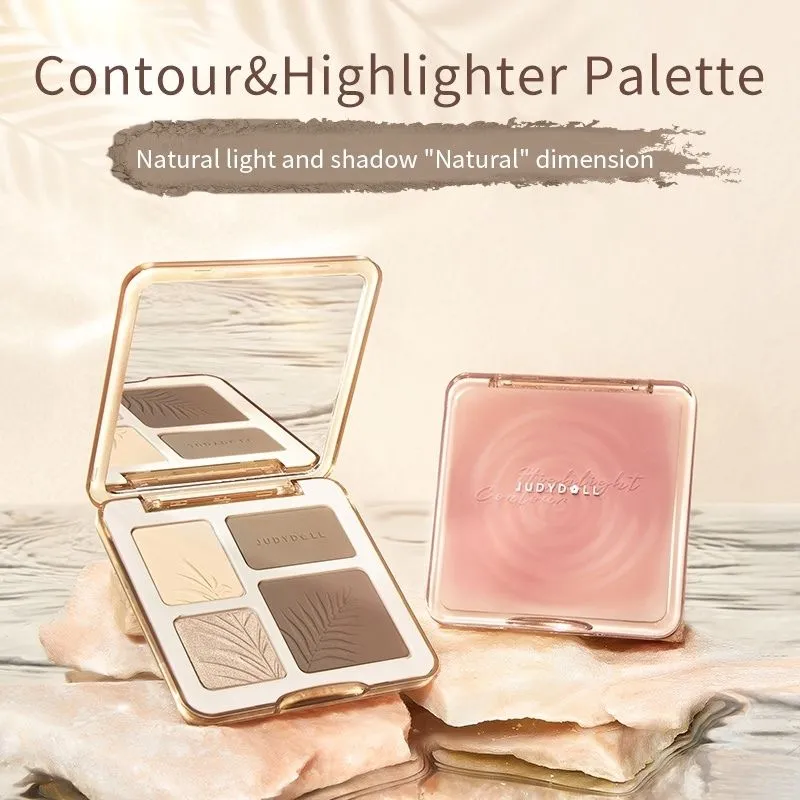 Judydoll 2 in 1 Highlighter Contour Palette