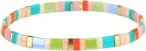 KELITCH Color Friendship Tila Beaded Bracelets Stacking Charm Layering - Bracelets for Women