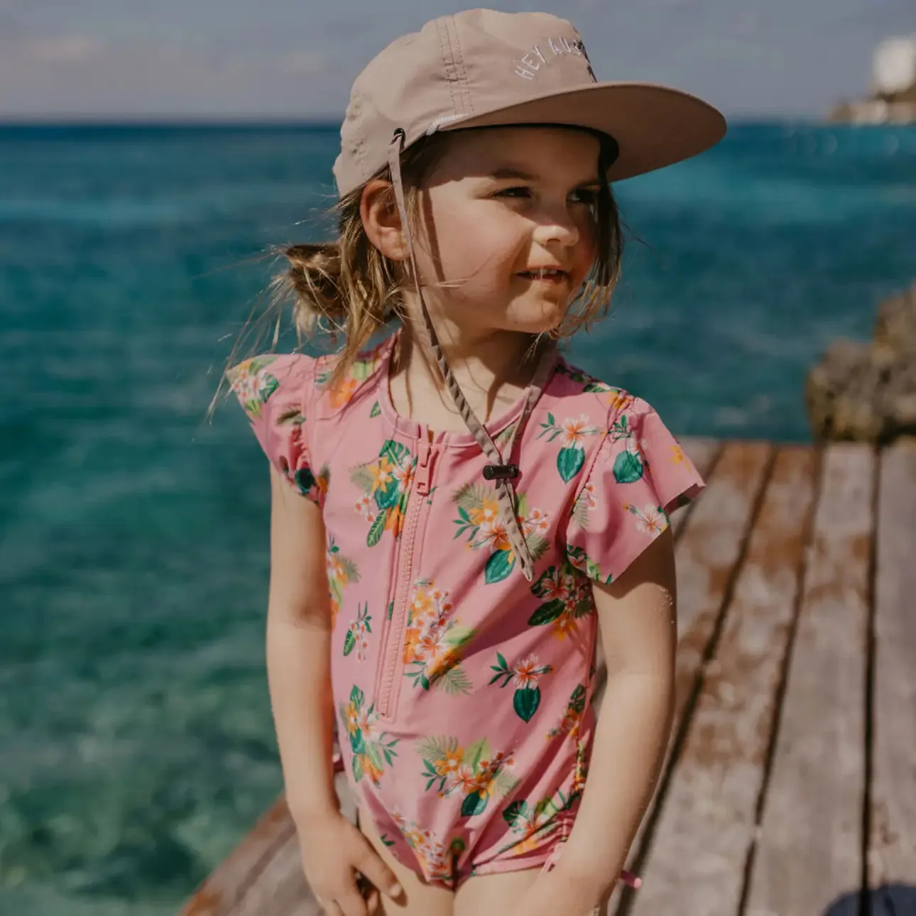 Kids Adventure Cap in Dusty Mauve