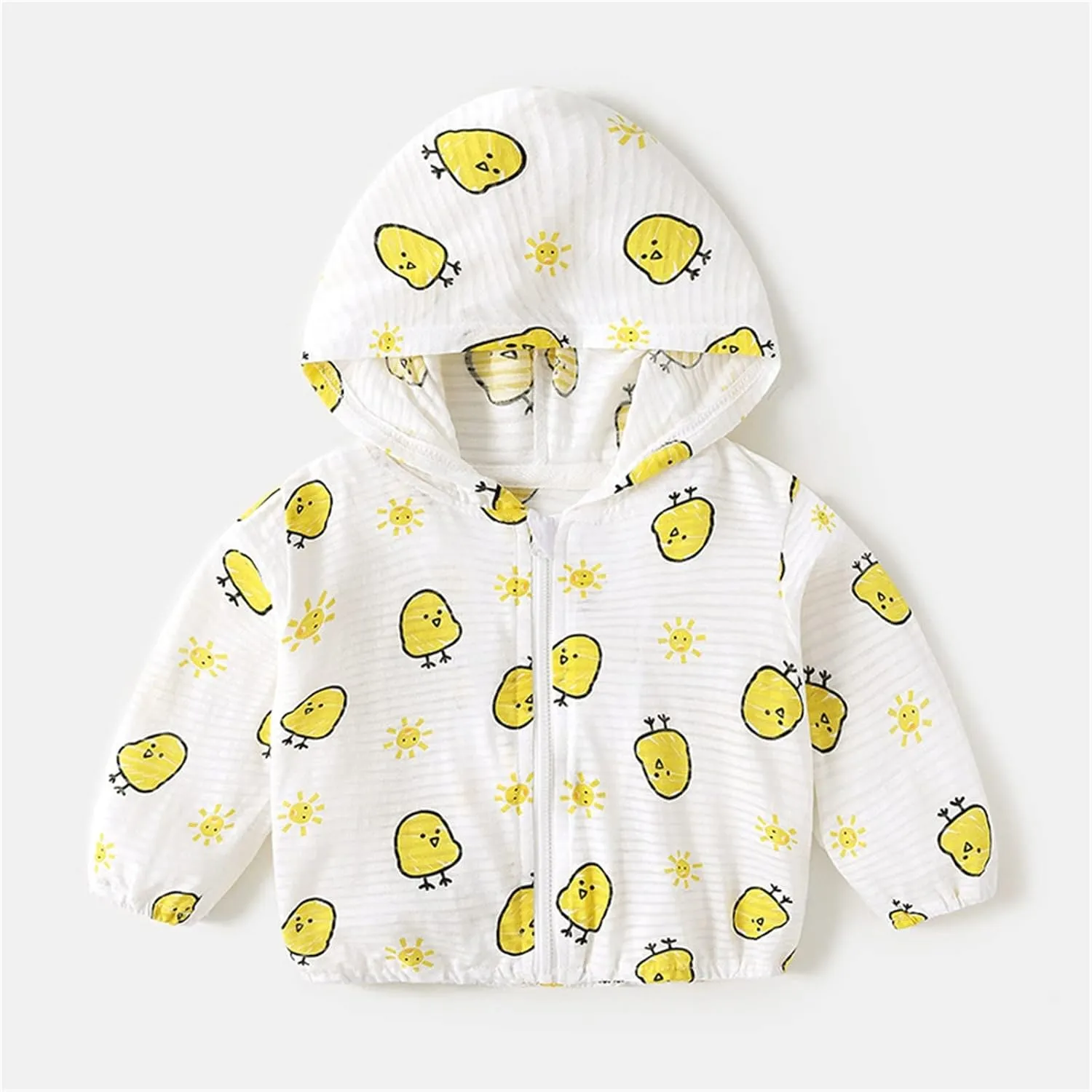 Kids Baby Toddler Girls Strawberry Print Spring Fall Outerwear Windbreaker Zipper Hooded Jackets Coat Rain Jacket