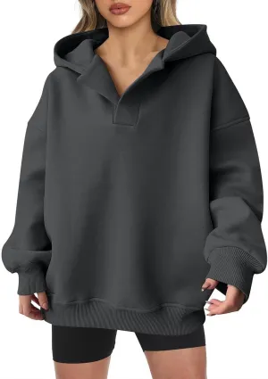 Lastesso Fall Fashion for Women 2024 Trendy Long Sleeve Hoodie Sweatshirt Oversized Comfort Pullover Preppy Clothes