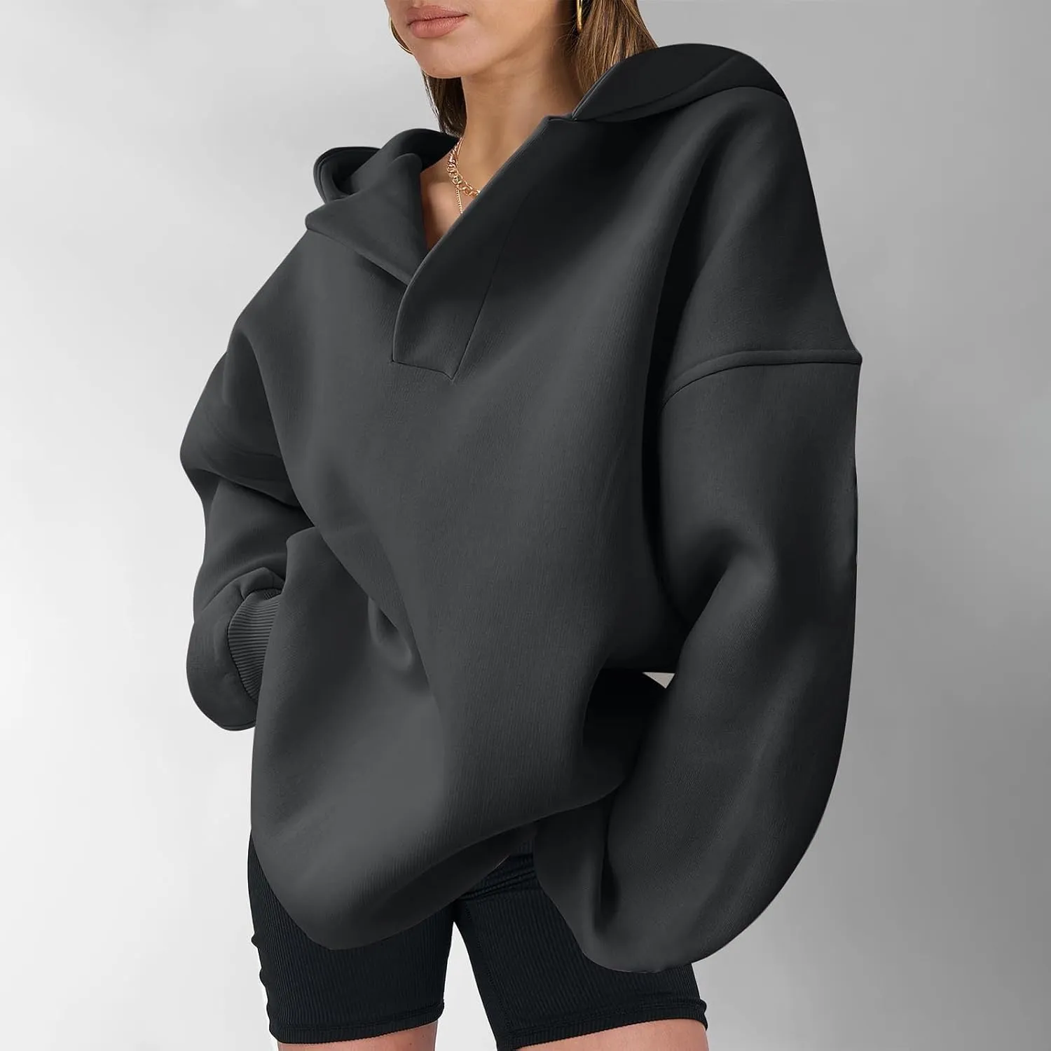 Lastesso Fall Fashion for Women 2024 Trendy Long Sleeve Hoodie Sweatshirt Oversized Comfort Pullover Preppy Clothes