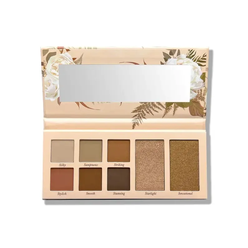 Laura's Essentials Soft Satins 6 Matte Eyeshadows   2 Highlighters Palette