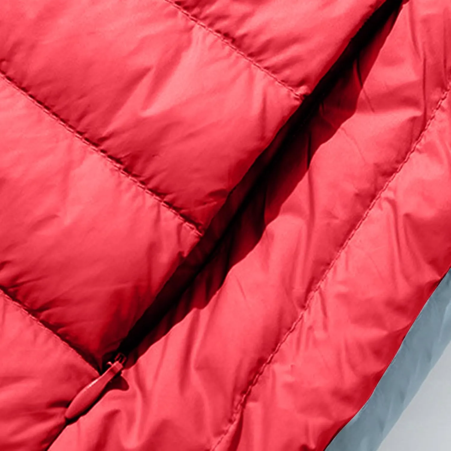 Lightweight Jackets For Women With Hood Long Sleeve Trendy Zip Solid Color Down Coat Winter Warm Casual Puffer Jacket