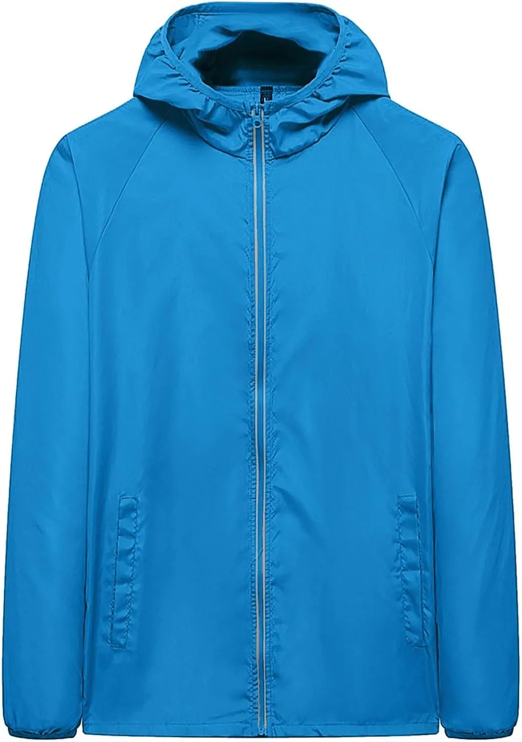 Lightweight Rain Jackets Women 2024 Plain Waterproof Windbreaker Jacket Women Packable Raincoat Rain Coats with Hood