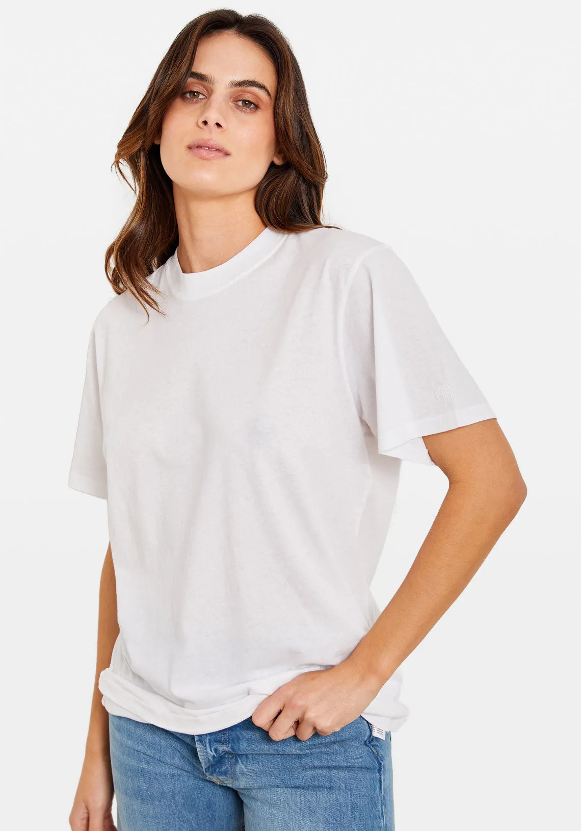 LILI TEE BURNOUT WHITE