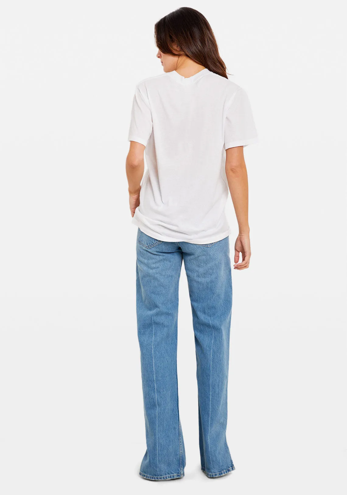 LILI TEE BURNOUT WHITE