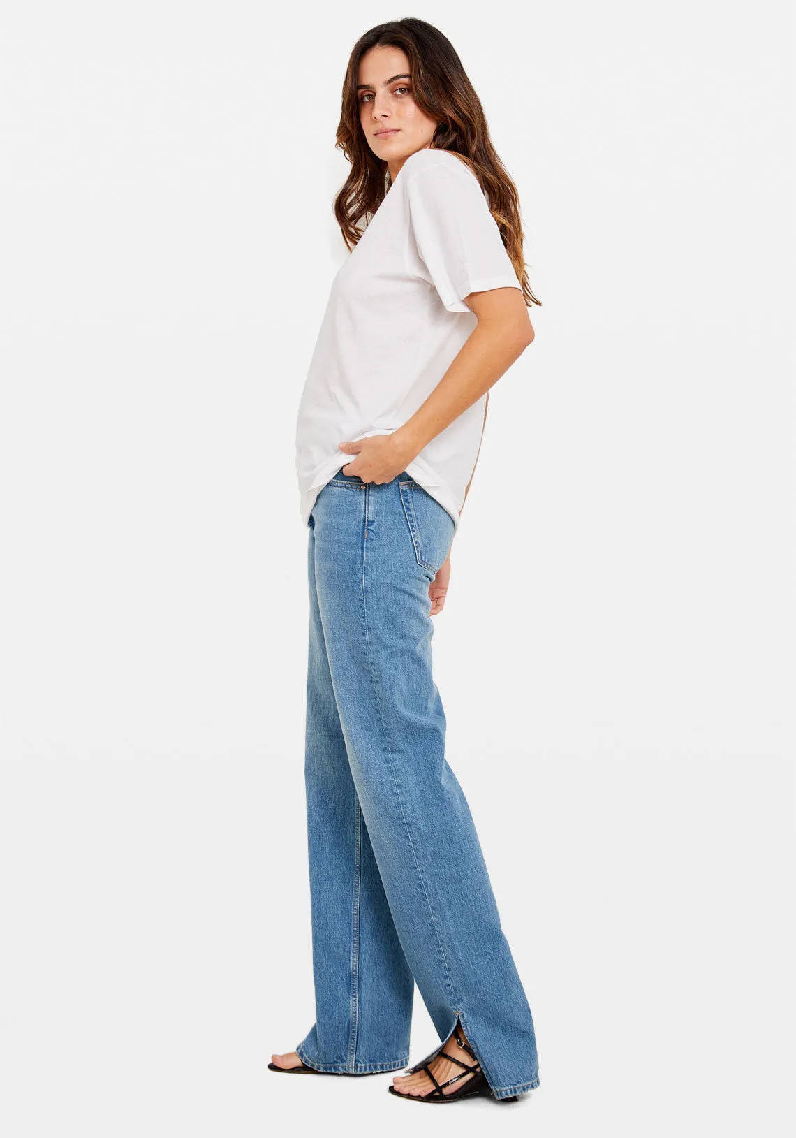 LILI TEE BURNOUT WHITE