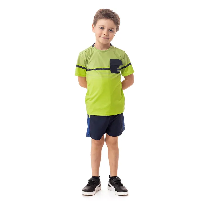 Lime Boys Athletic Tee - Select Size