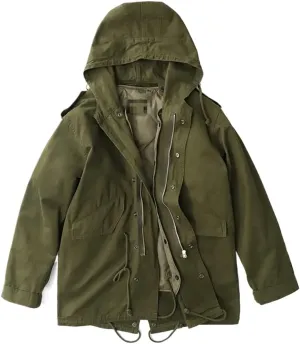 LIXINGHEITANG Parka Jacket Men Winter Multiple-pocket Hooded Liner Detachable Long Coat Cotton Padded