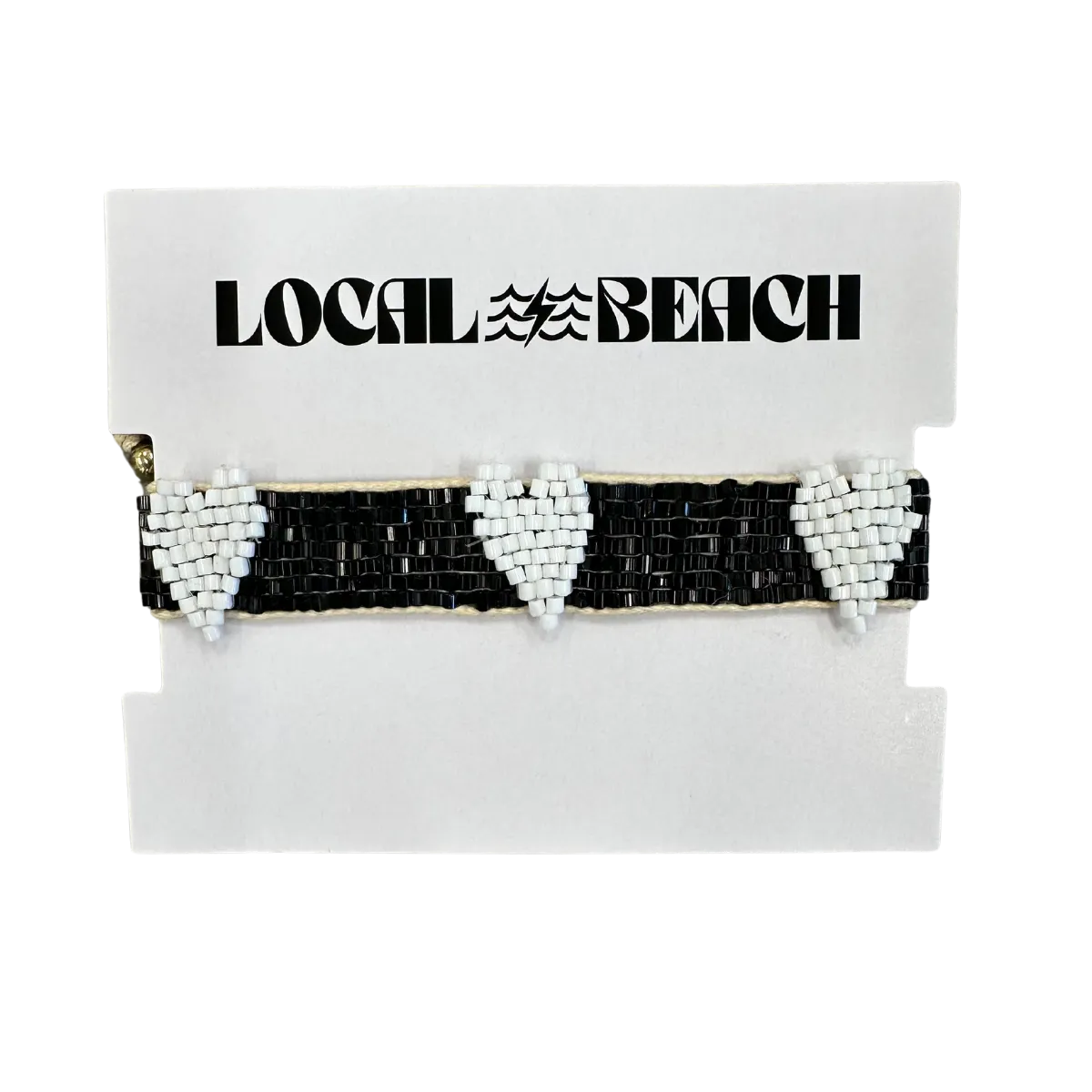 Local Beach Love Collection Heart Beaded Bracelet