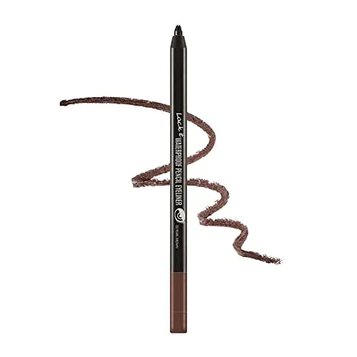 L.O.C.K. Color L.o.c.k. it Waterproof Pencil Eyeliner 02 Pearl Brown, Long-Lasting Waterproof & Smudge-Proof Eyeliner, Net. 0.018 oz. / 0.5 g