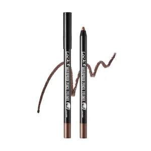 L.O.C.K. Color L.o.c.k. it Waterproof Pencil Eyeliner 02 Pearl Brown, Long-Lasting Waterproof & Smudge-Proof Eyeliner, Net. 0.018 oz. / 0.5 g