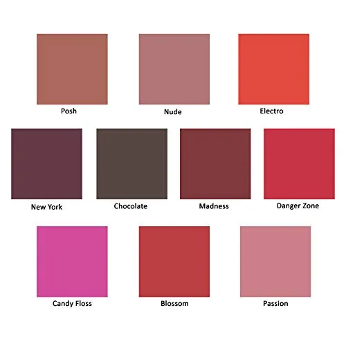 Long Lasting Matte Lipstick (Blossom) - Smudge Proof, Moisturizing, Non Sticky Lip Stick - Glides Smoothly - Vegan, Cruelty Free & Paraben Free - Lip Makeup by Mellow Cosmetics - Blossom