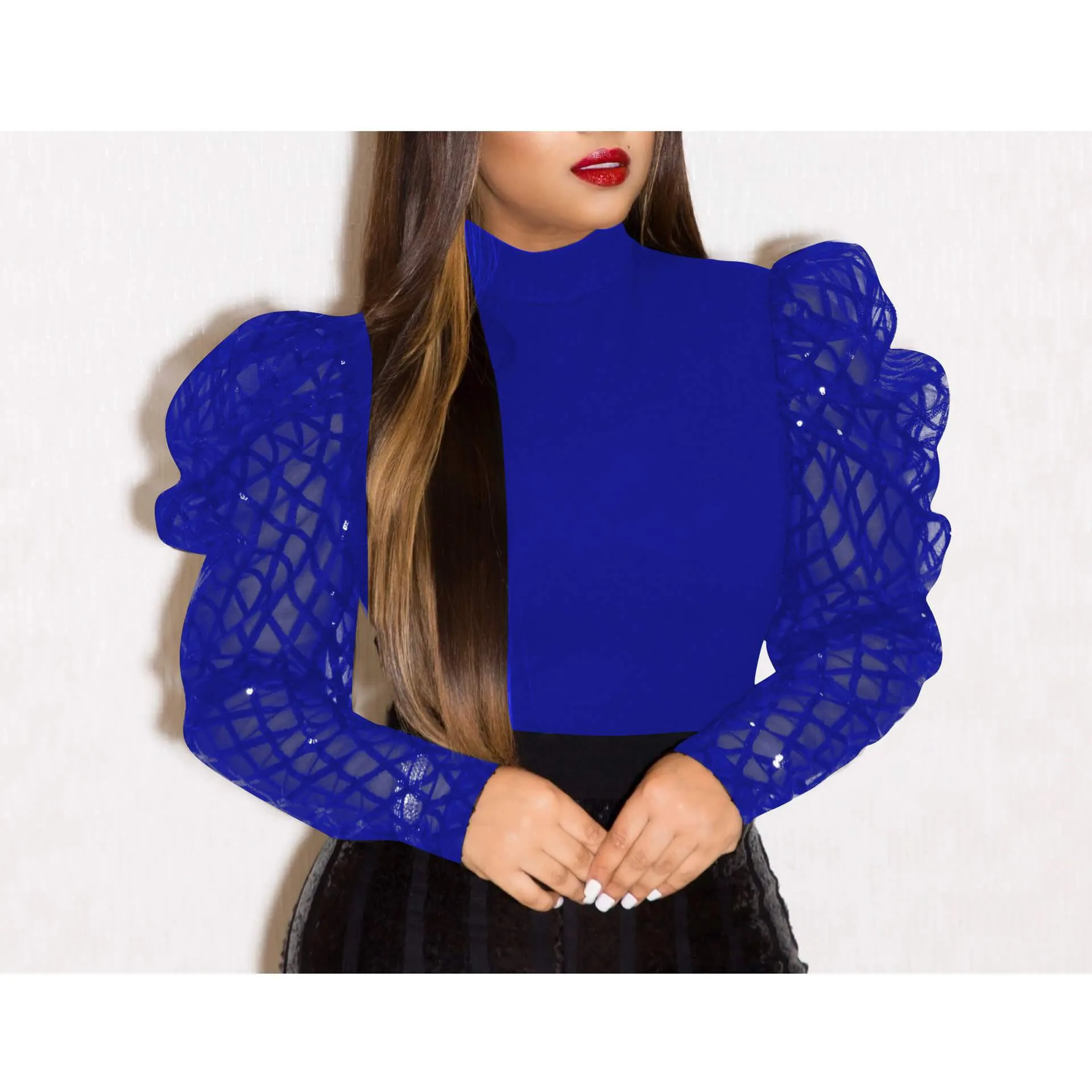 Long Special Sleeves Slim T-shirt