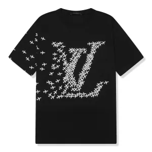 Louis Vuitton 2054 Planes Black T Shirt