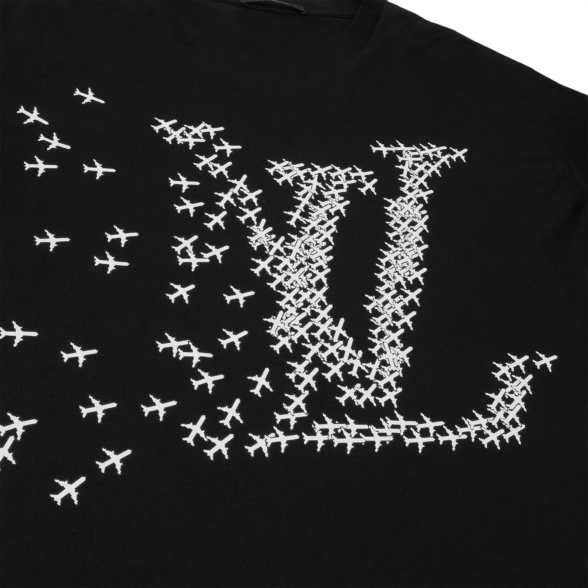 Louis Vuitton 2054 Planes Black T Shirt