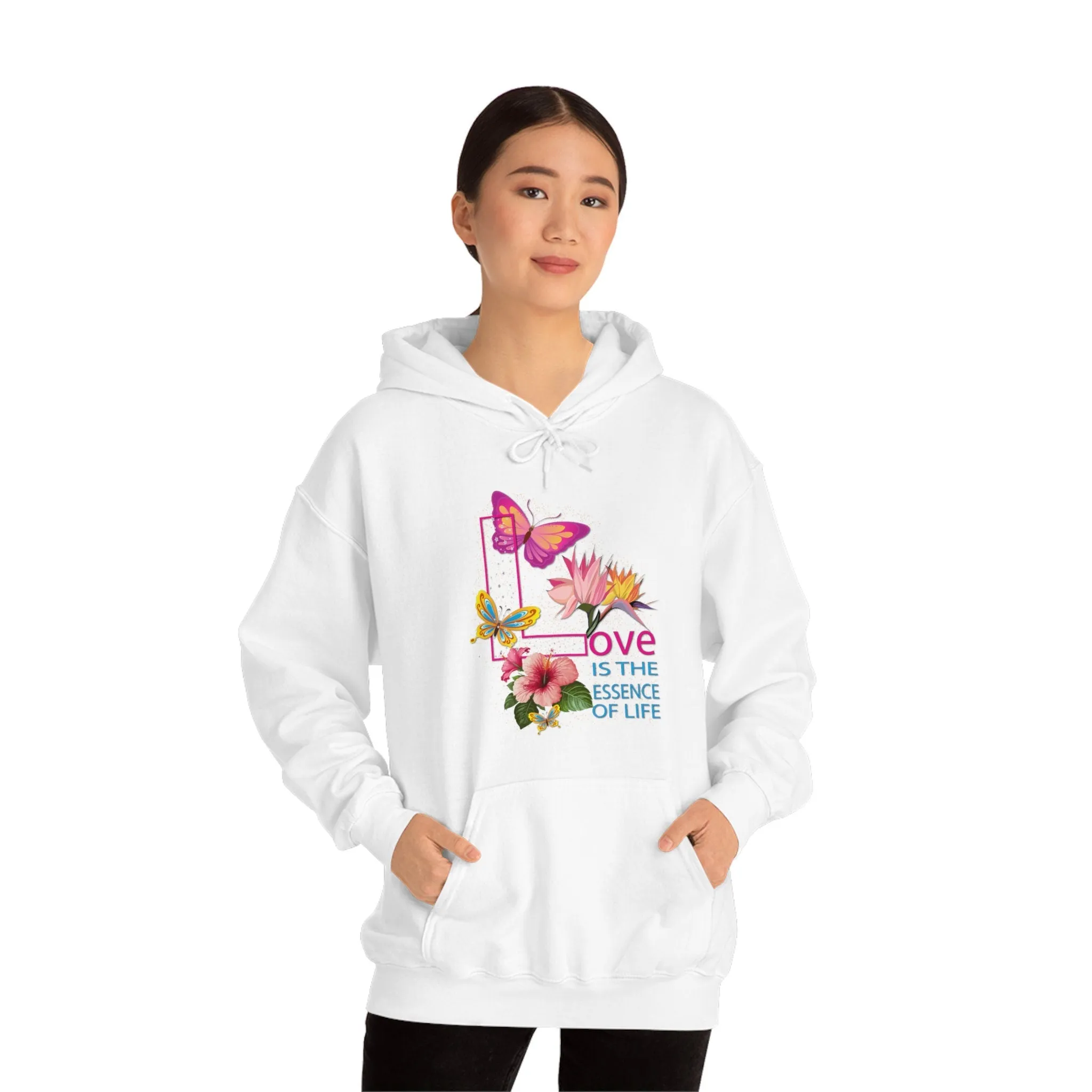 Love sweatshirt is the essence of life t-shirt | Inspirational words | streetwear design Casual dress hoodie