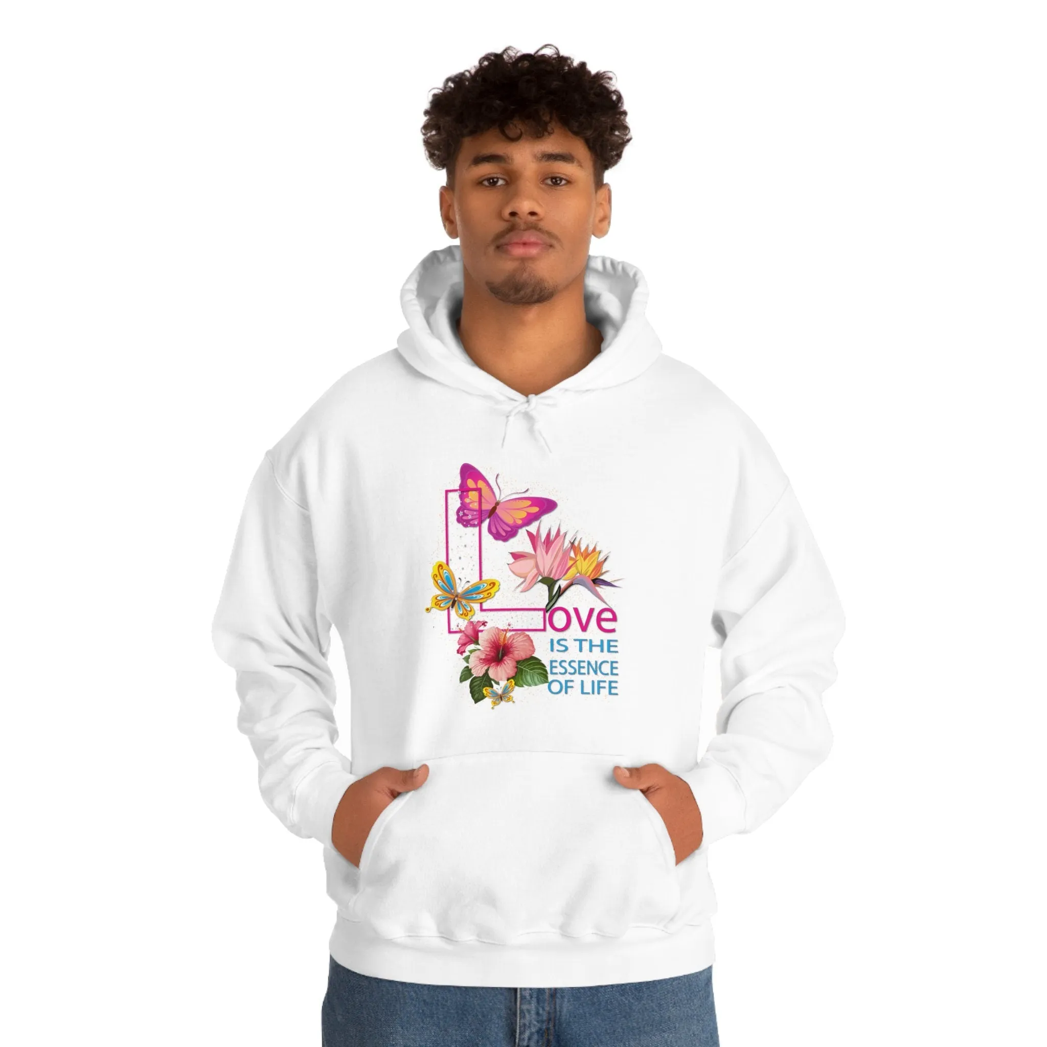 Love sweatshirt is the essence of life t-shirt | Inspirational words | streetwear design Casual dress hoodie