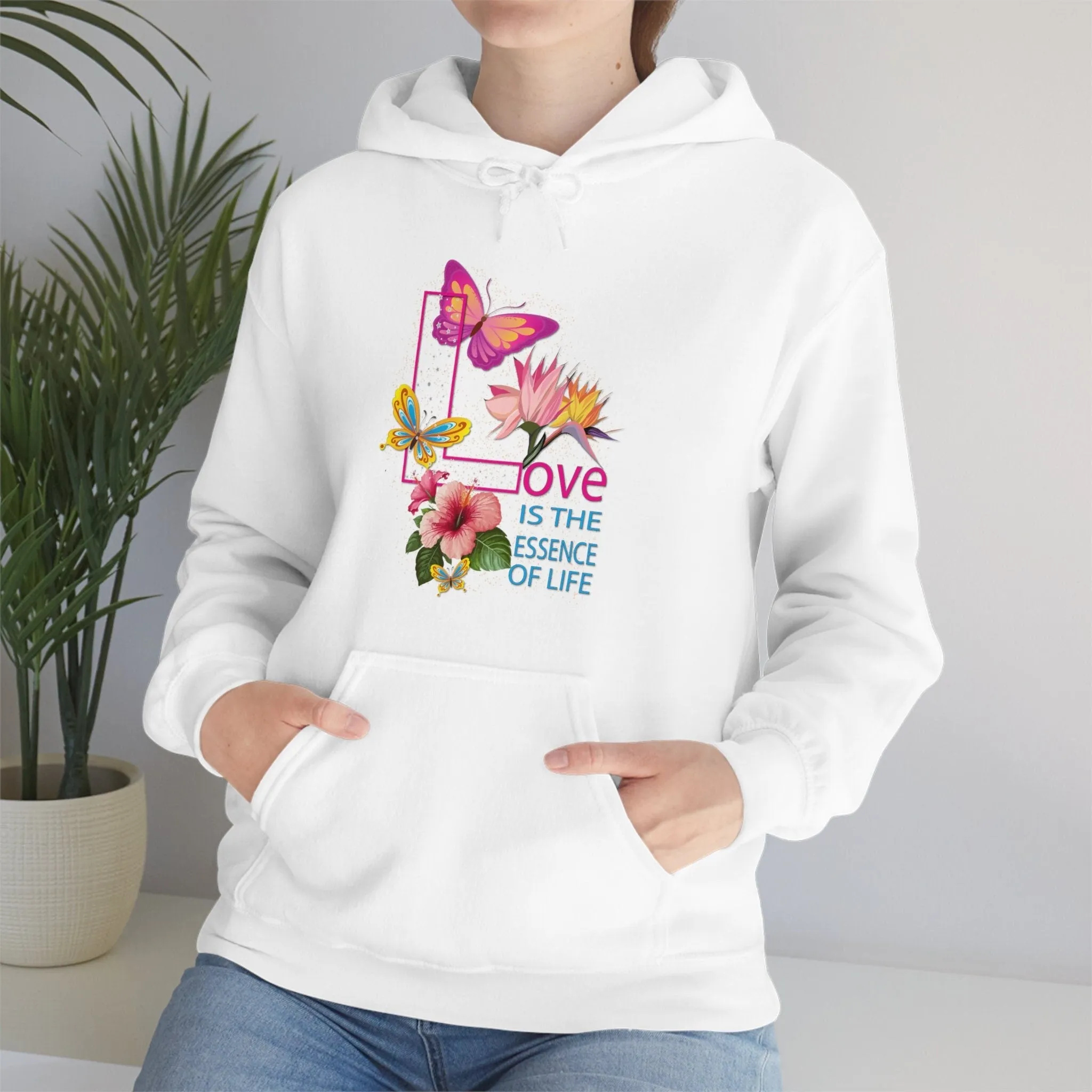 Love sweatshirt is the essence of life t-shirt | Inspirational words | streetwear design Casual dress hoodie