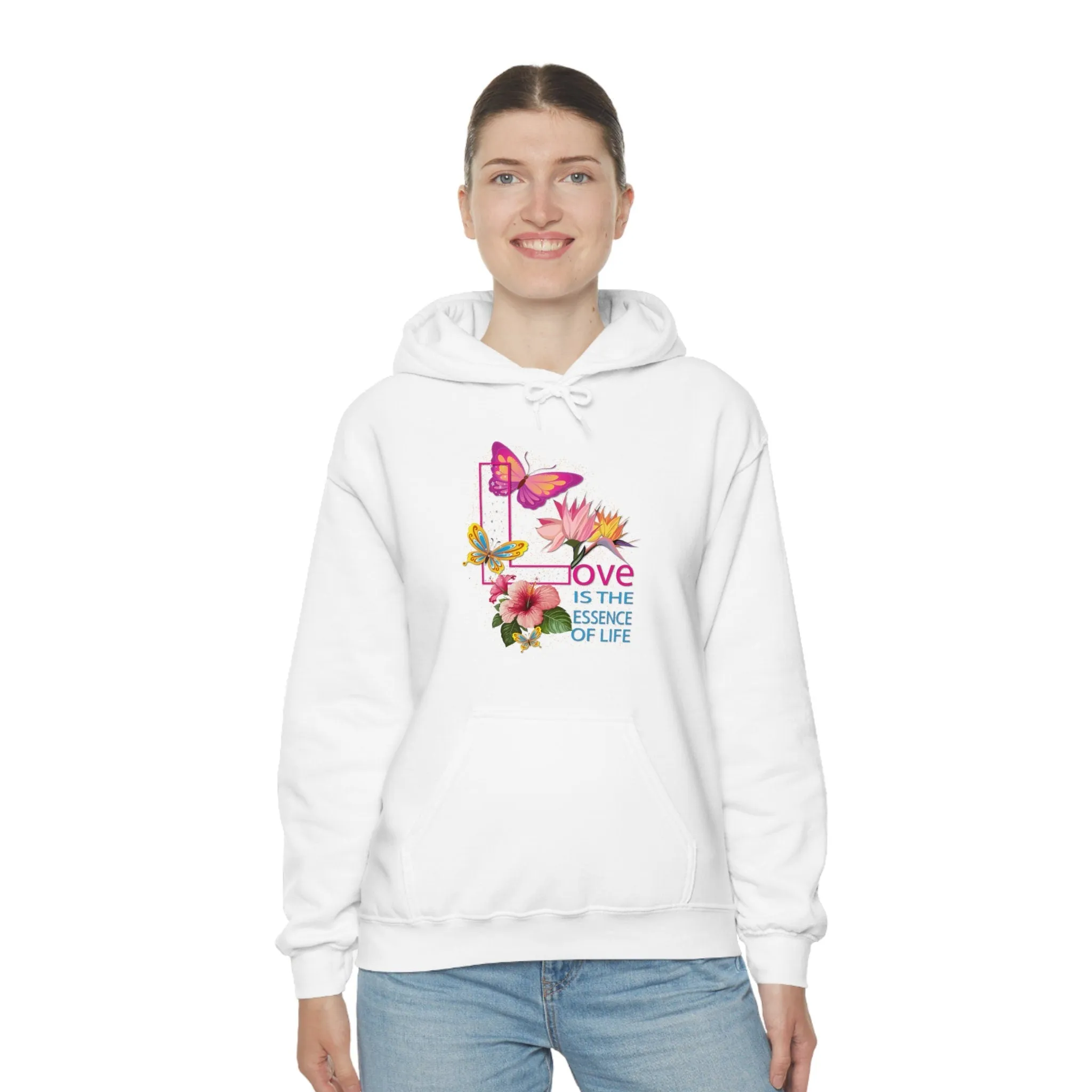 Love sweatshirt is the essence of life t-shirt | Inspirational words | streetwear design Casual dress hoodie