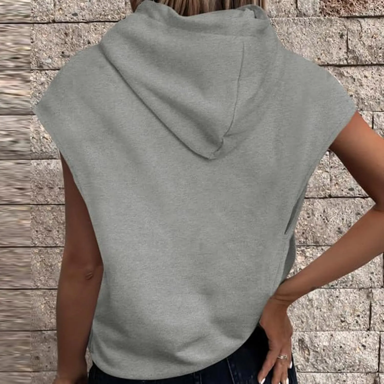 Lpmadey Short Sleeve Hoodies for Women Athletic Workout Shirts Exercise Sweatshirts Lightweight Pullover Tops with Pocket