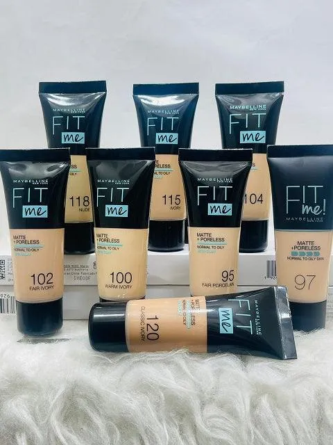 Maybelline FIT me Matte   Pore less Foundation 30ml
