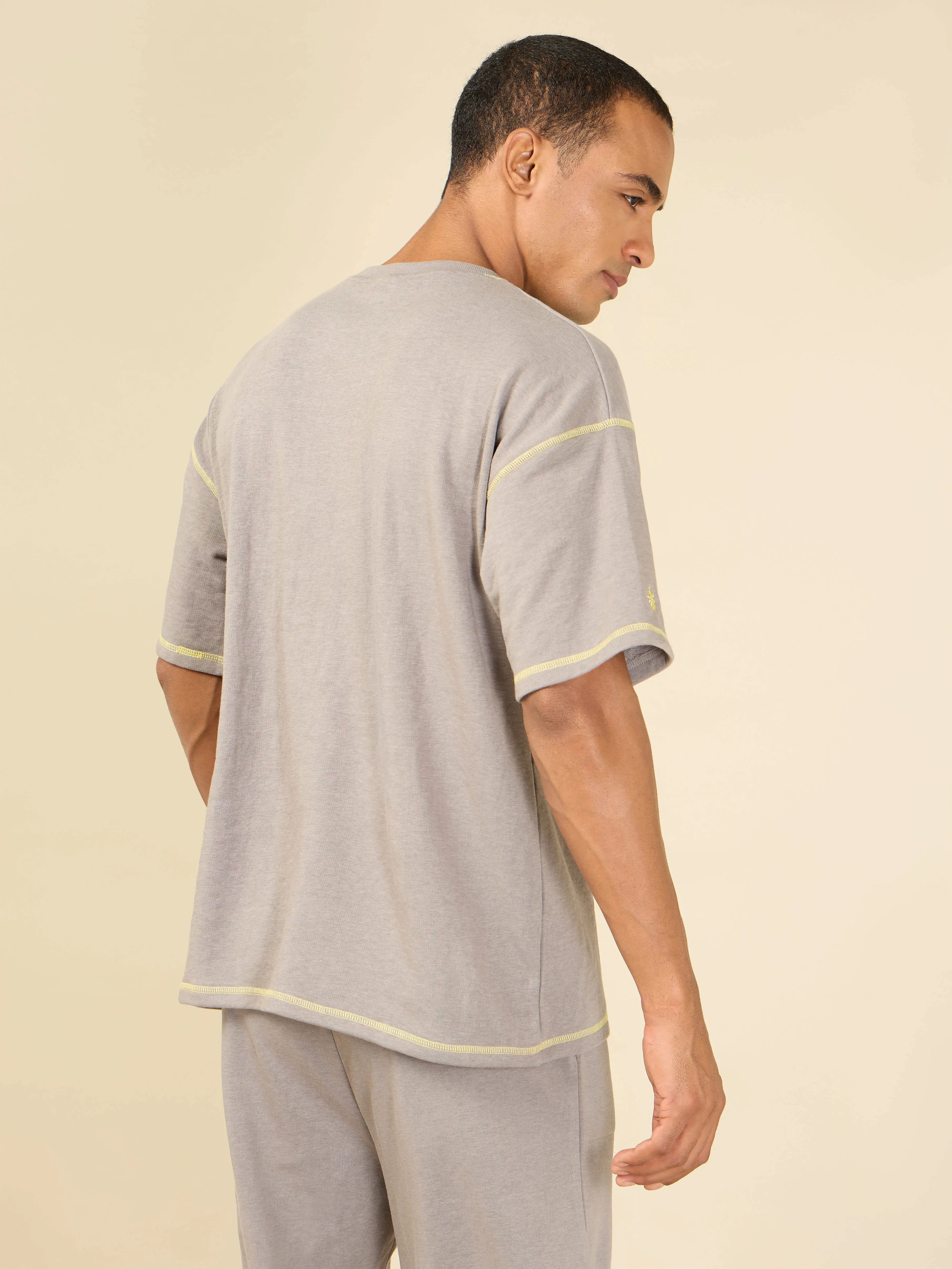 Men Grey Cult Club T-shirt