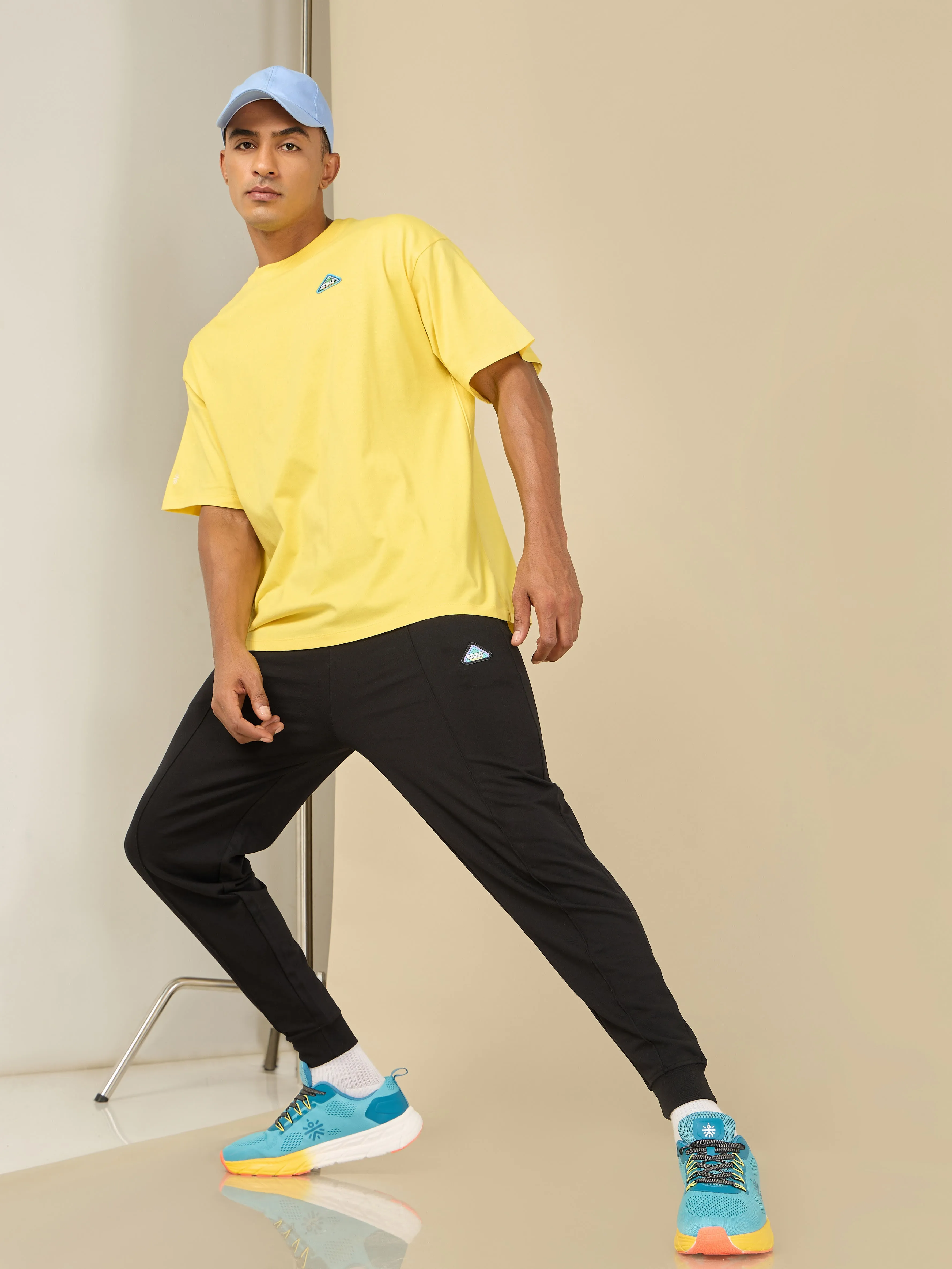 Men Yellow Cult Club Fan T-shirt