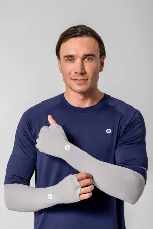Men's Backspin Performance Sleeves | Sleek Grey