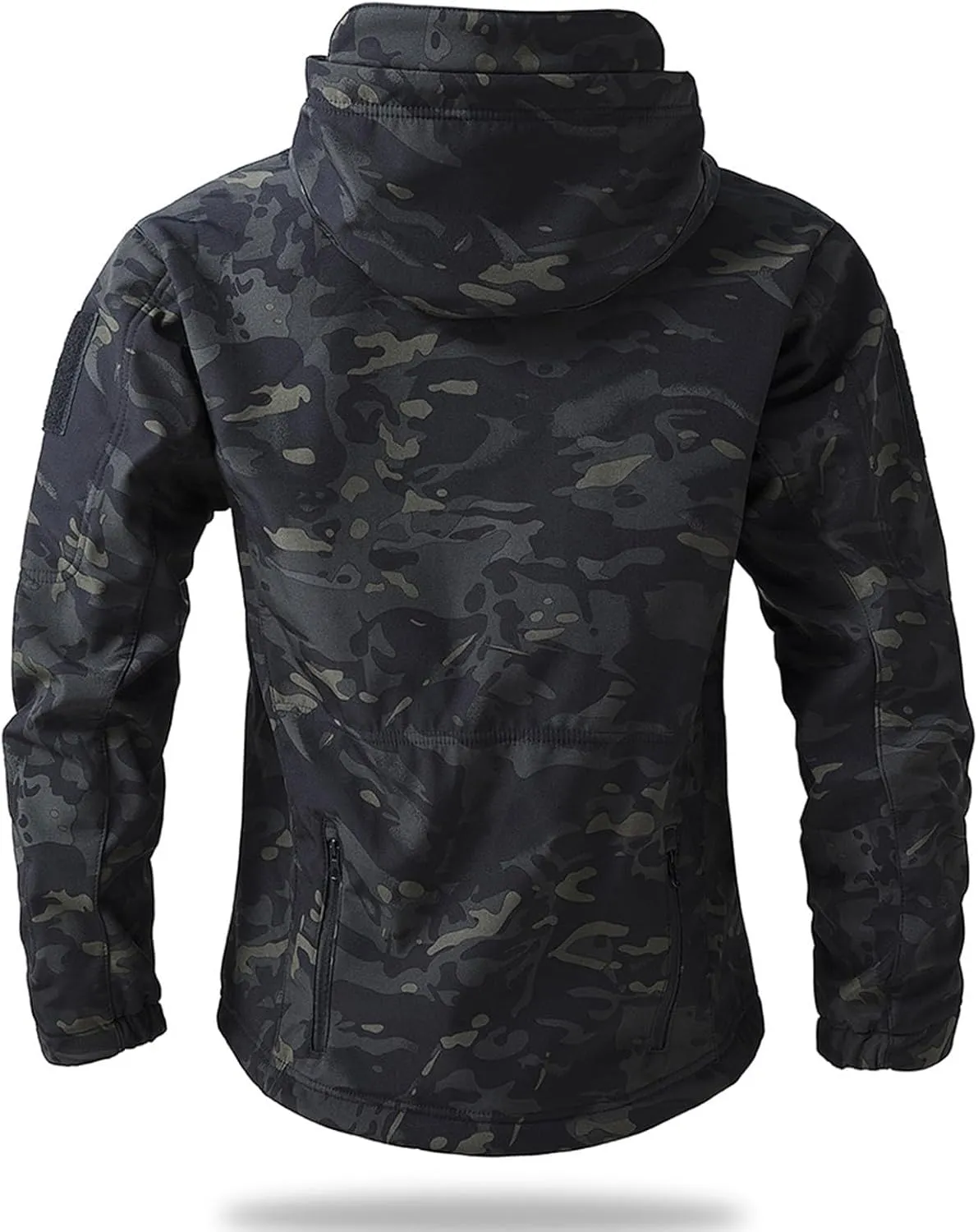 Men's Military Tactical Jackets Camouflage Softshell Fleece Fall Windbreaker Waterproof Outdoor Hooded Rain Coats